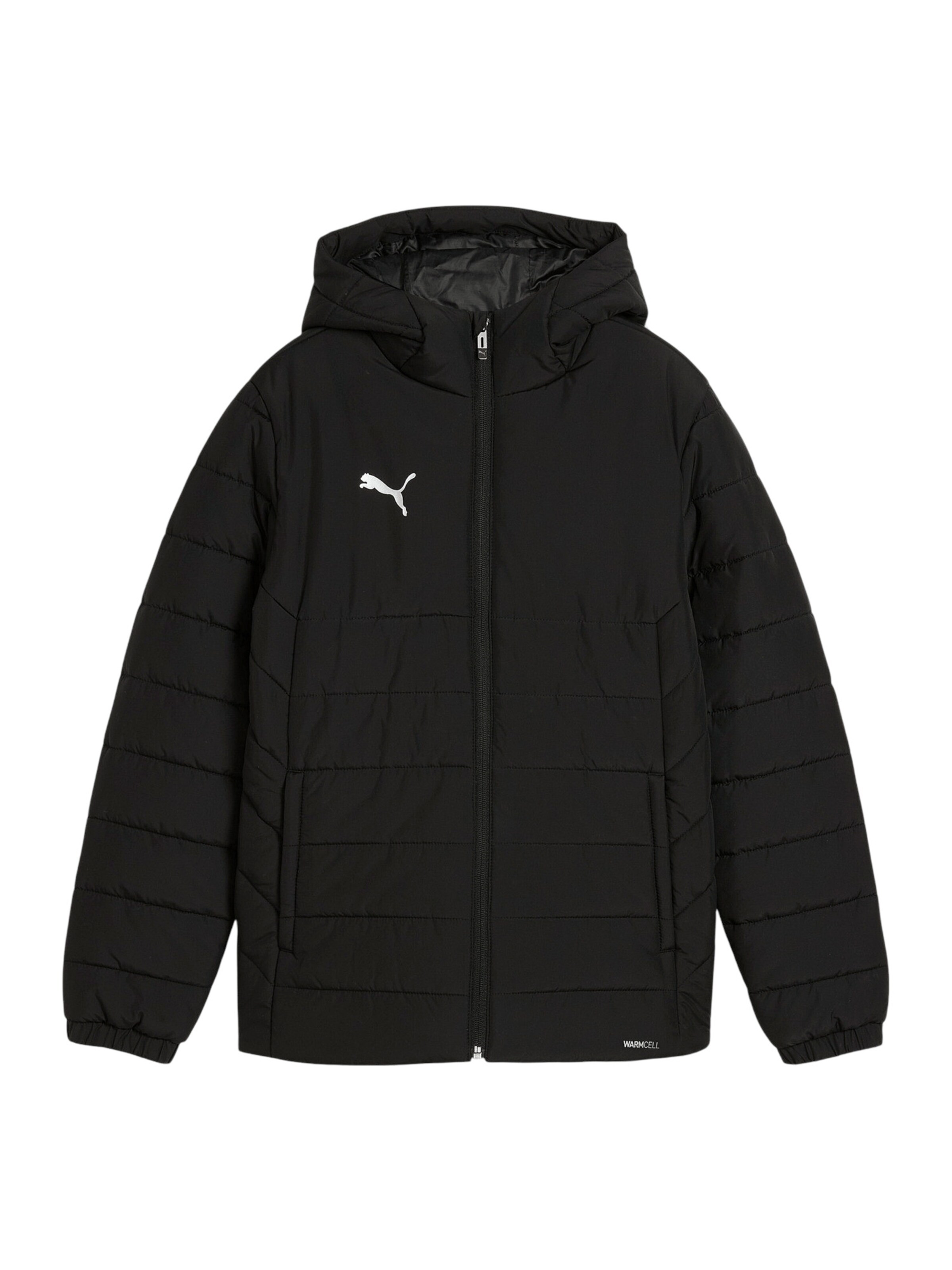 PUMA Athletic Jacket 'TeamAdditions' in Black: front