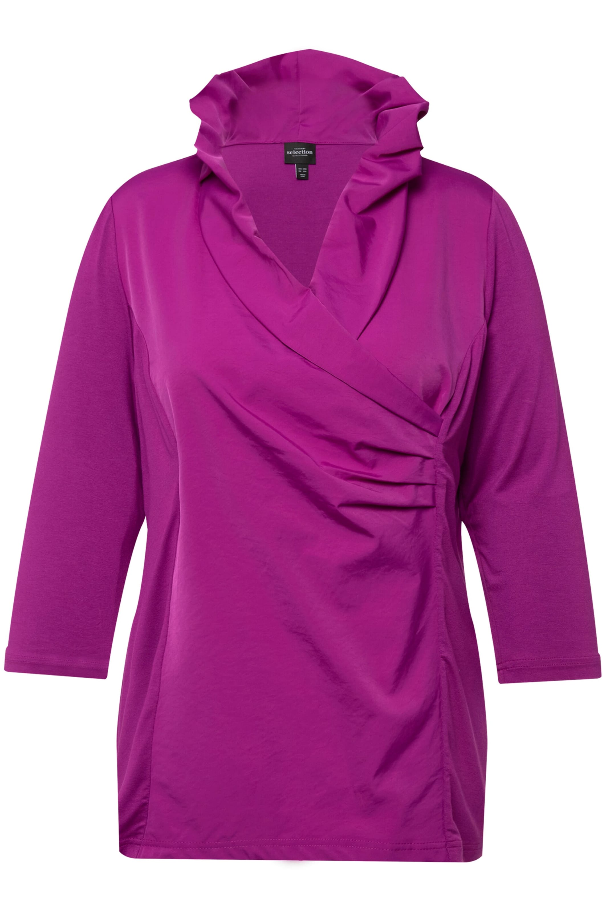 Ulla Popken Shirt in Lila: Vorderseite