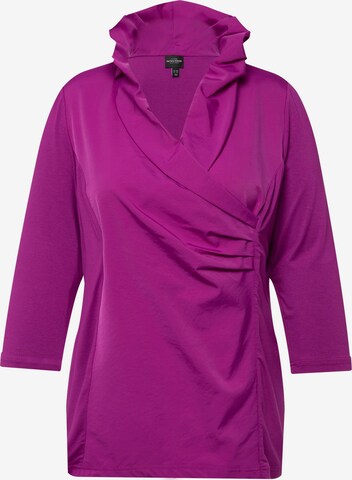 Ulla Popken Shirt in Lila: voorkant