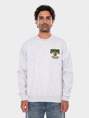 Carhartt WIP Sweatshirt 'PINBALL SWEAT ASH HEATHER' in Grijs: voorkant