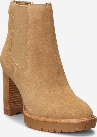 Lauren Ralph Lauren Chelsea čizme 'LAYNE' u boja devine dlake (camel) / tamno bež, Pregled proizvoda