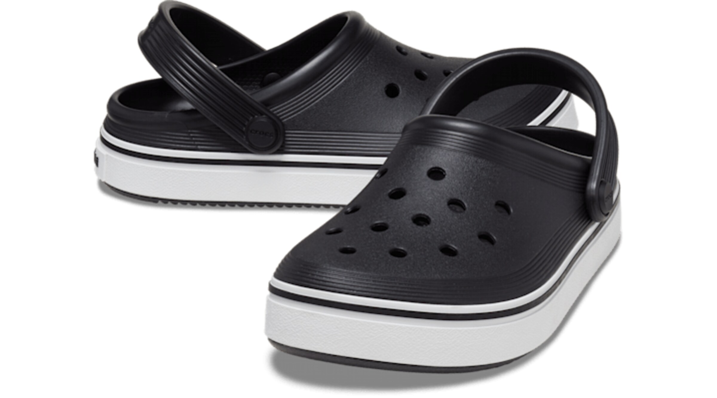 Crocs Ανοικτά παπούτσια 'Off Court' σε μαύρο