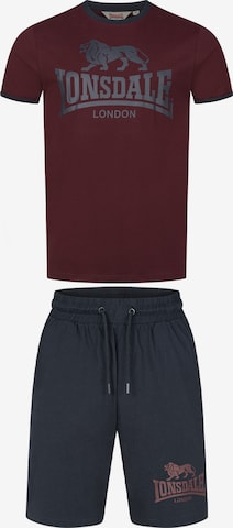 LONSDALE Juoksupuku ' MAIST ' värissä sininen: etupuoli