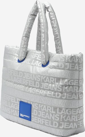 KARL LAGERFELD JEANS Shopper in Zilver: voorkant