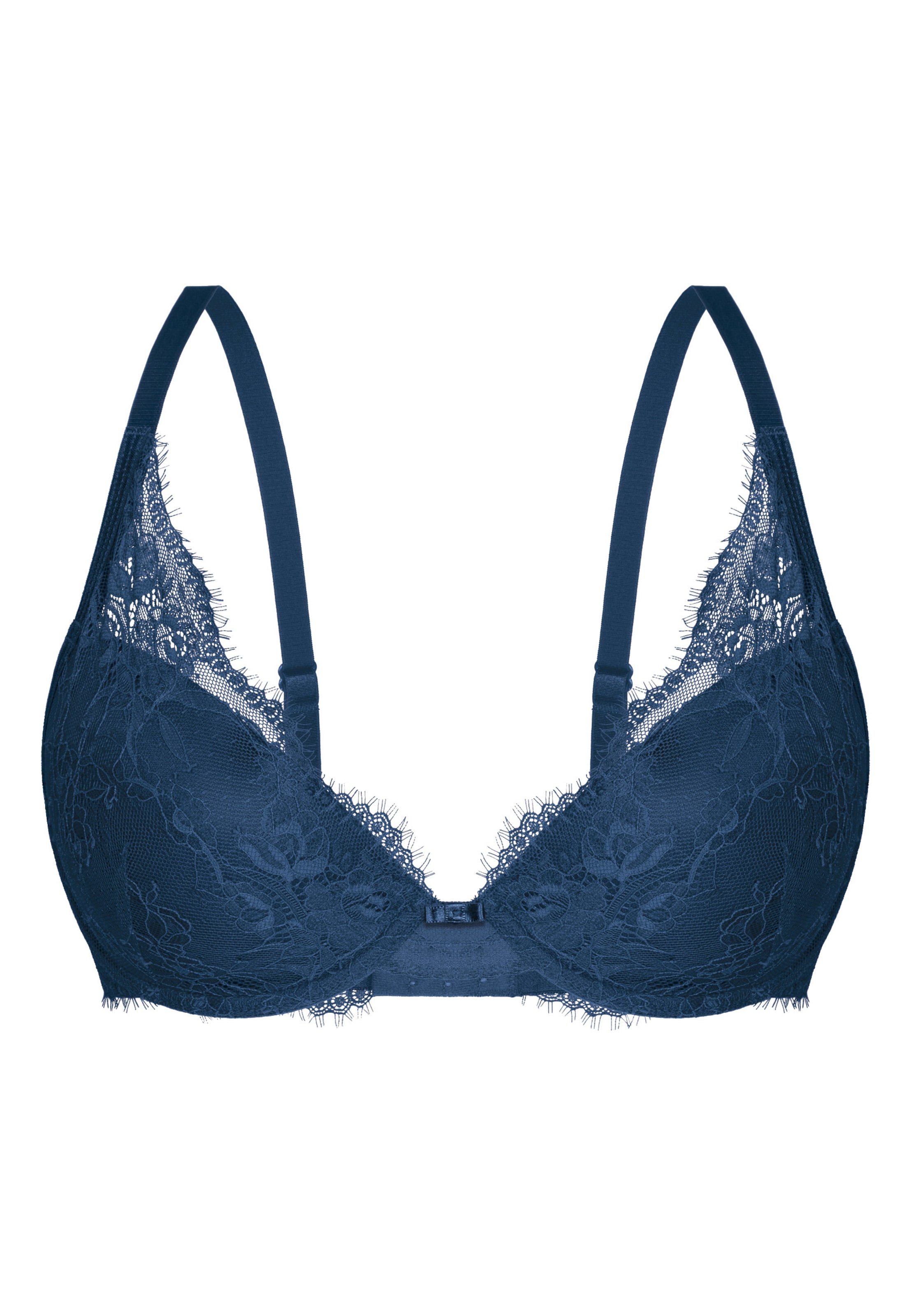Triangle Soutien-gorge 'EYELASH BLINK' sassa en bleu : devant