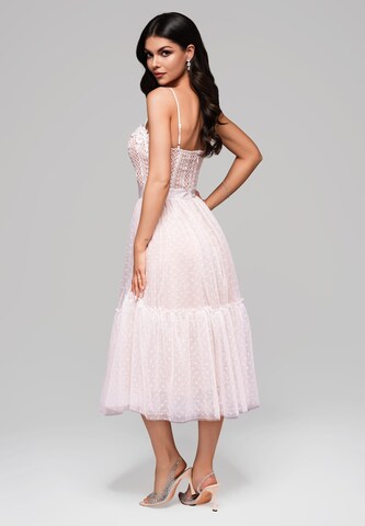 Ombre Avondjurk 'Valentina' in Wit