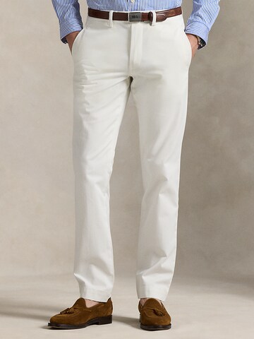 balta Polo Ralph Lauren Prigludęs „Chino“ stiliaus kelnės 'Bedford': priekis