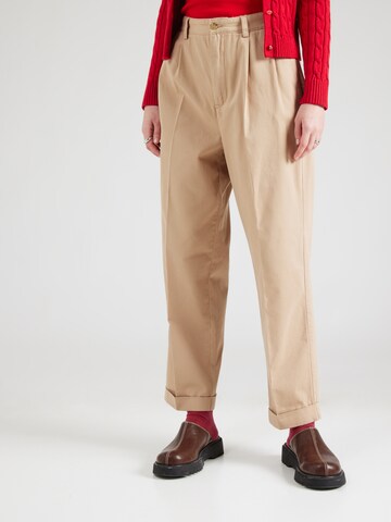 Polo Ralph LaurenLoosefit Chino hlače - smeđa boja: prednji dio