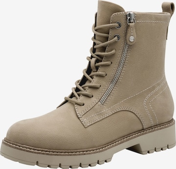 Tamaris Schnürstiefelette in Beige: Vorderseite