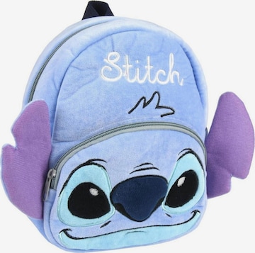 Sac à dos 'Kindergarten Rucksack mit Plüschfigur Stitch' Cerdá en bleu : devant