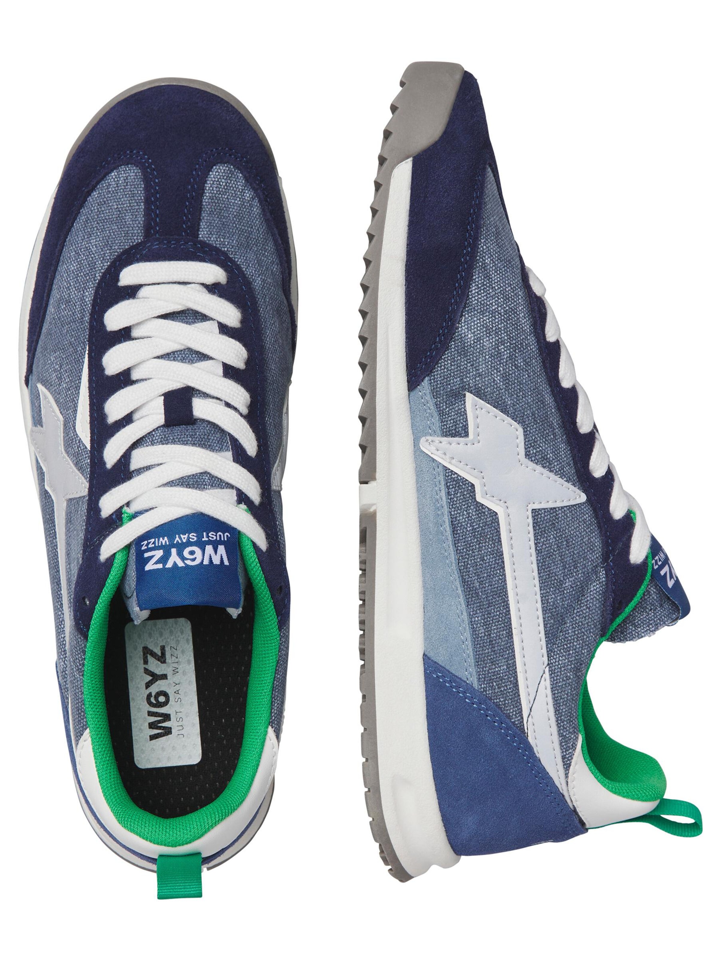 W6YZ Platform trainers 'KEY-M.' in Blue