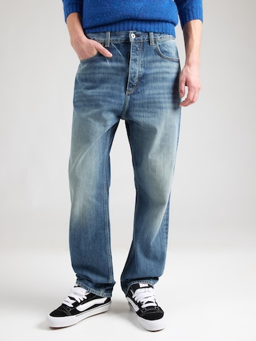 HUGO Loosefit Jeans 'Nate' in Blau: Vorderseite