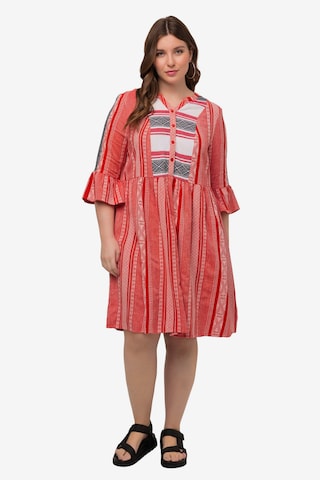 Ulla Popken Shirt Dress in Orange