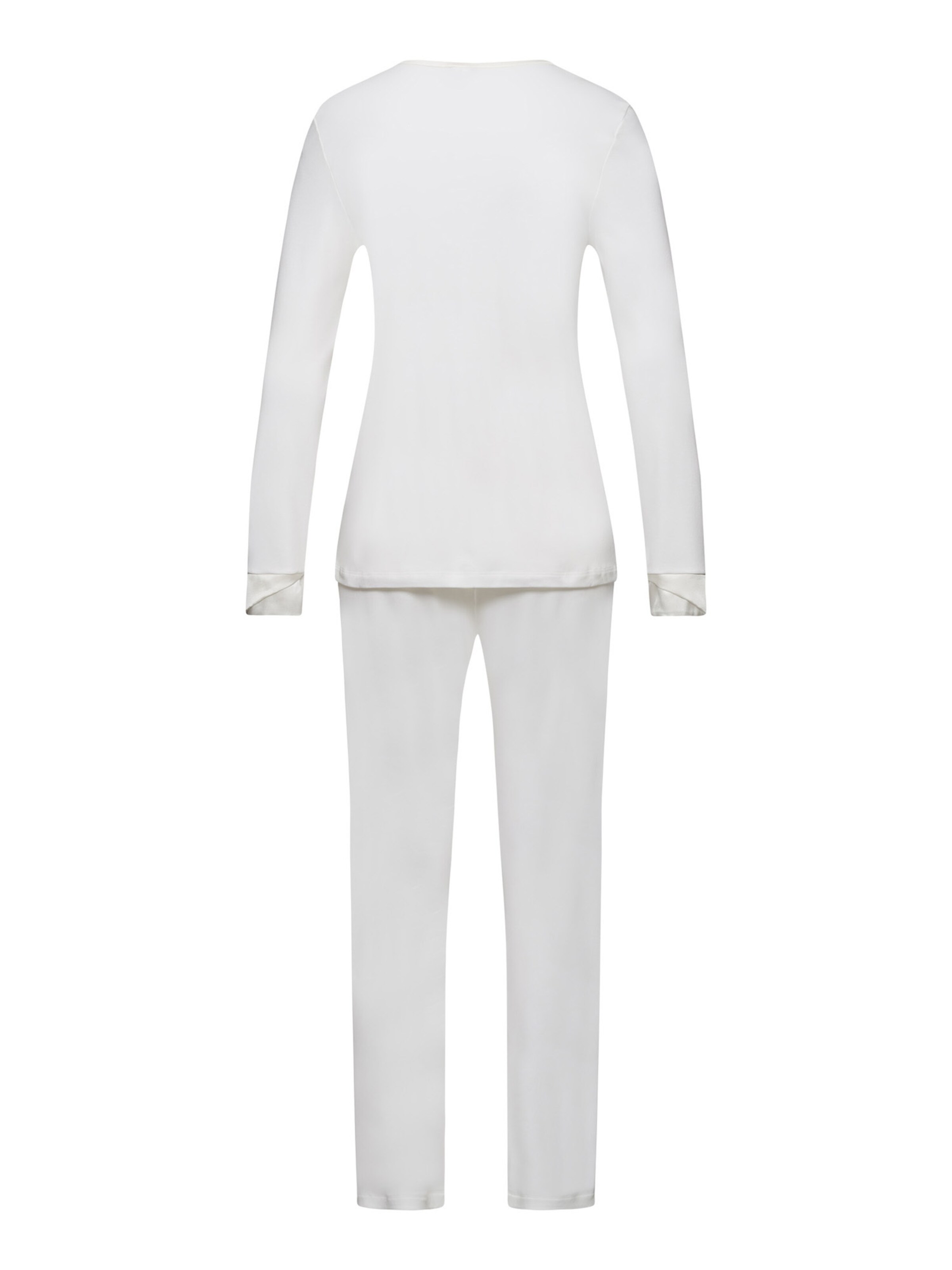 Hanro Pyjama 'Virginia' in Wit