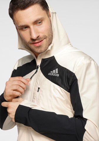 ADIDAS SPORTSWEAR Sportjacke 'Supernova Wind Ready' in Weiß