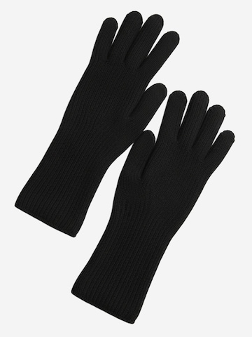 Il Lanificio Fingerhandschuhe‌‌‌‌‌‌‌ in Schwarz: Vorderseite