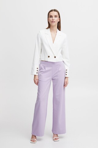 Wide leg Pantaloni chino 'Rizetta' di b.young in lilla