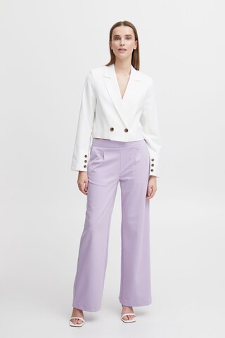 b.young Wide leg Broek 'Rizetta' in Lila