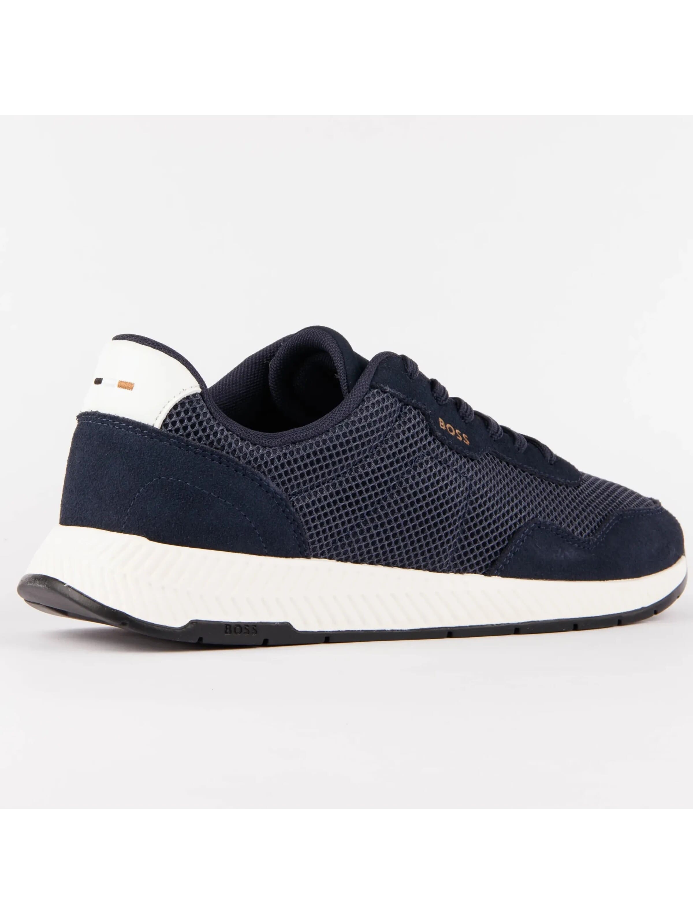 BOSS - Zapatos con cordón 'flagship' en azul