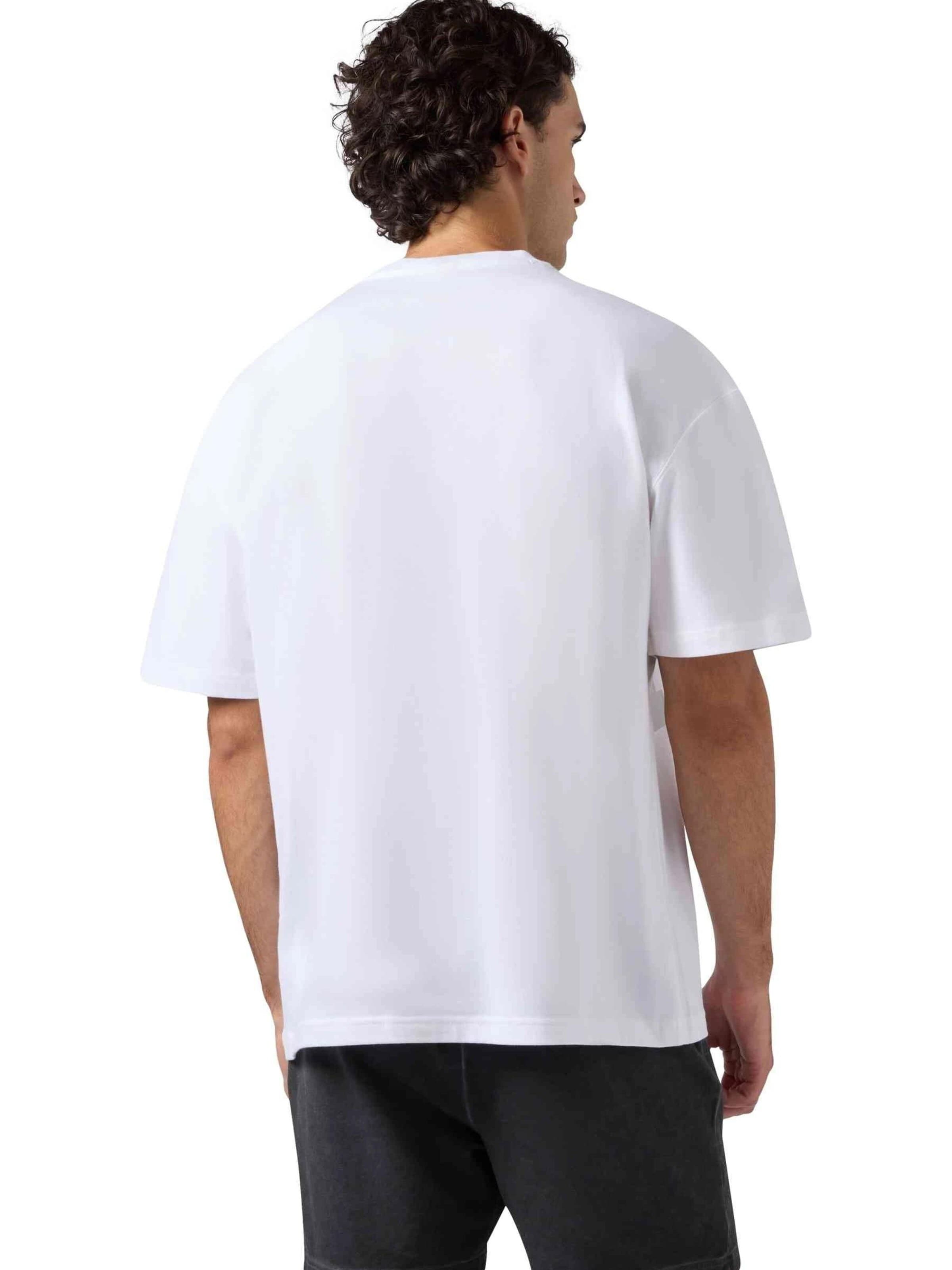T-Shirt 'Camiseta champion blanca maxi logo urban contemporary tee' Champion -DO NOT USE- en blanc