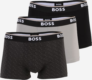 BOSS Boxershorts 'Power' in Grau: Vorderseite