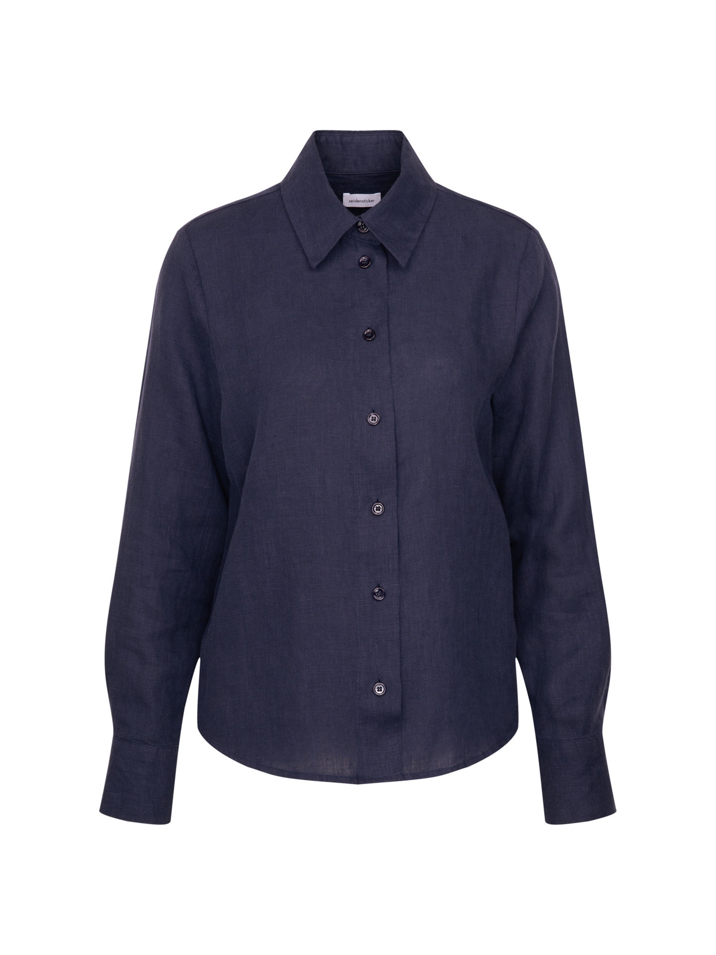 SEIDENSTICKER Blouse 'Schwarze Rose' in Marine blue, Item view