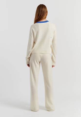 Chinti & Parker Gebreid vest 'Miffy Peek' in Beige