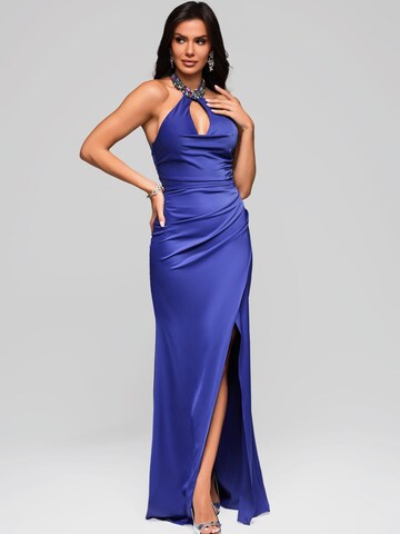 Ombre Abendkleid‌‌‌‌‌ in Blau