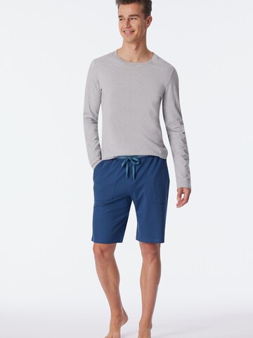 SCHIESSER Schlafshorts 'Mix & Relax' in Blau