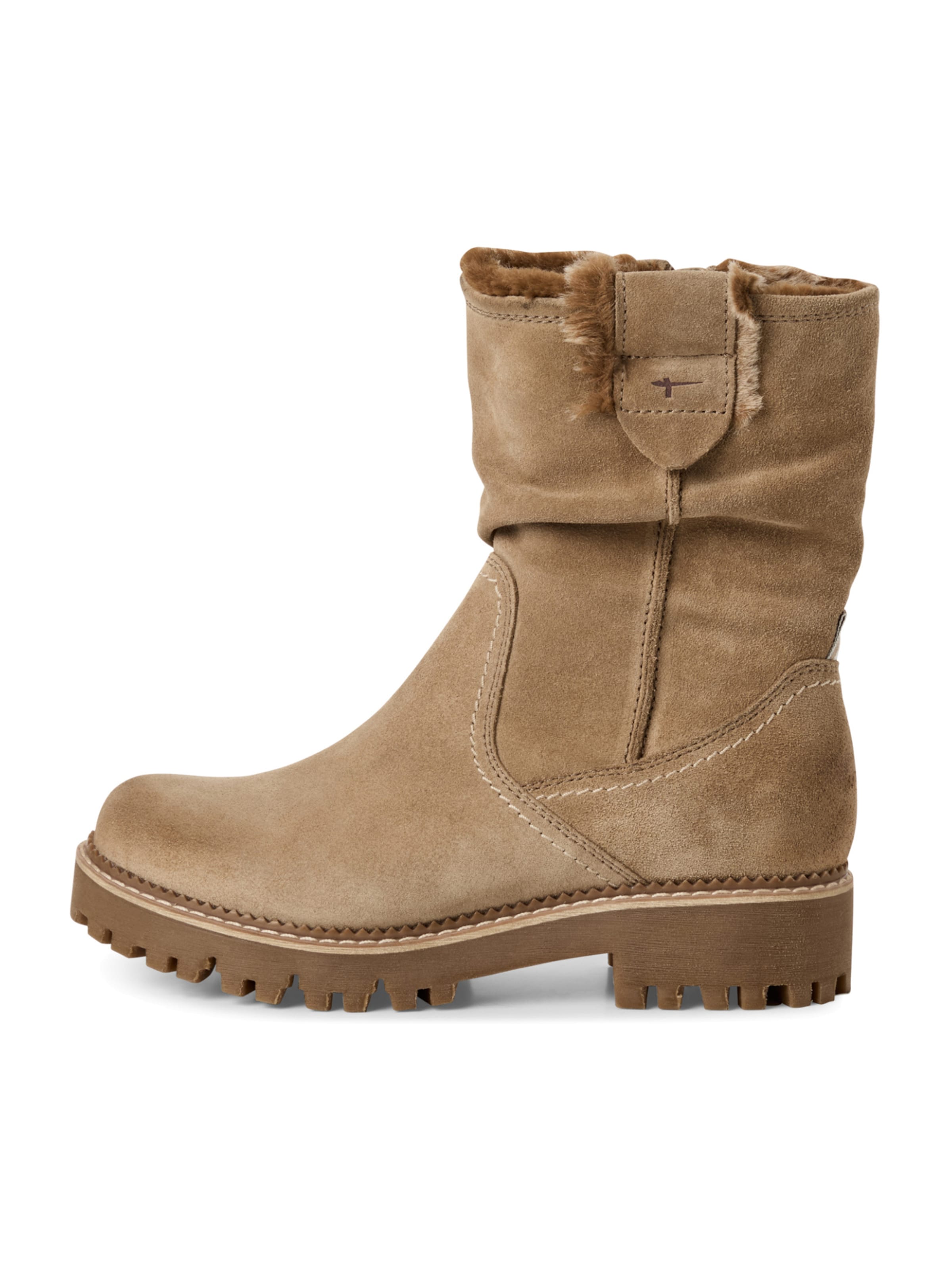 Botine de la Tamaris pe bej