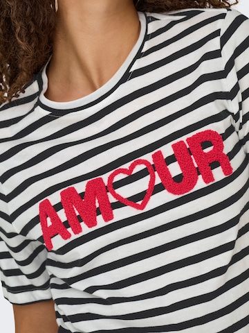 ONLY T-Shirt 'ONLKIKO' in Weiß