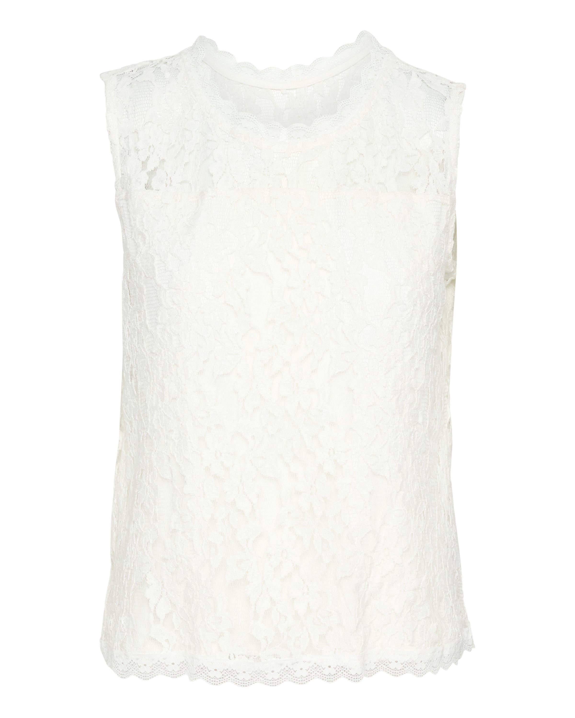 Cream Blouse 'Kit' in White: front