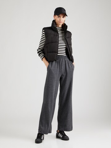 Wide Leg Pantalon 'Chilly' mazine en noir