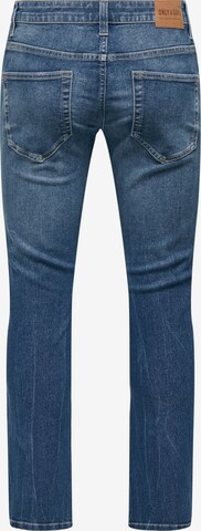 Coupe slim Jean 'Loom' Only & Sons en bleu