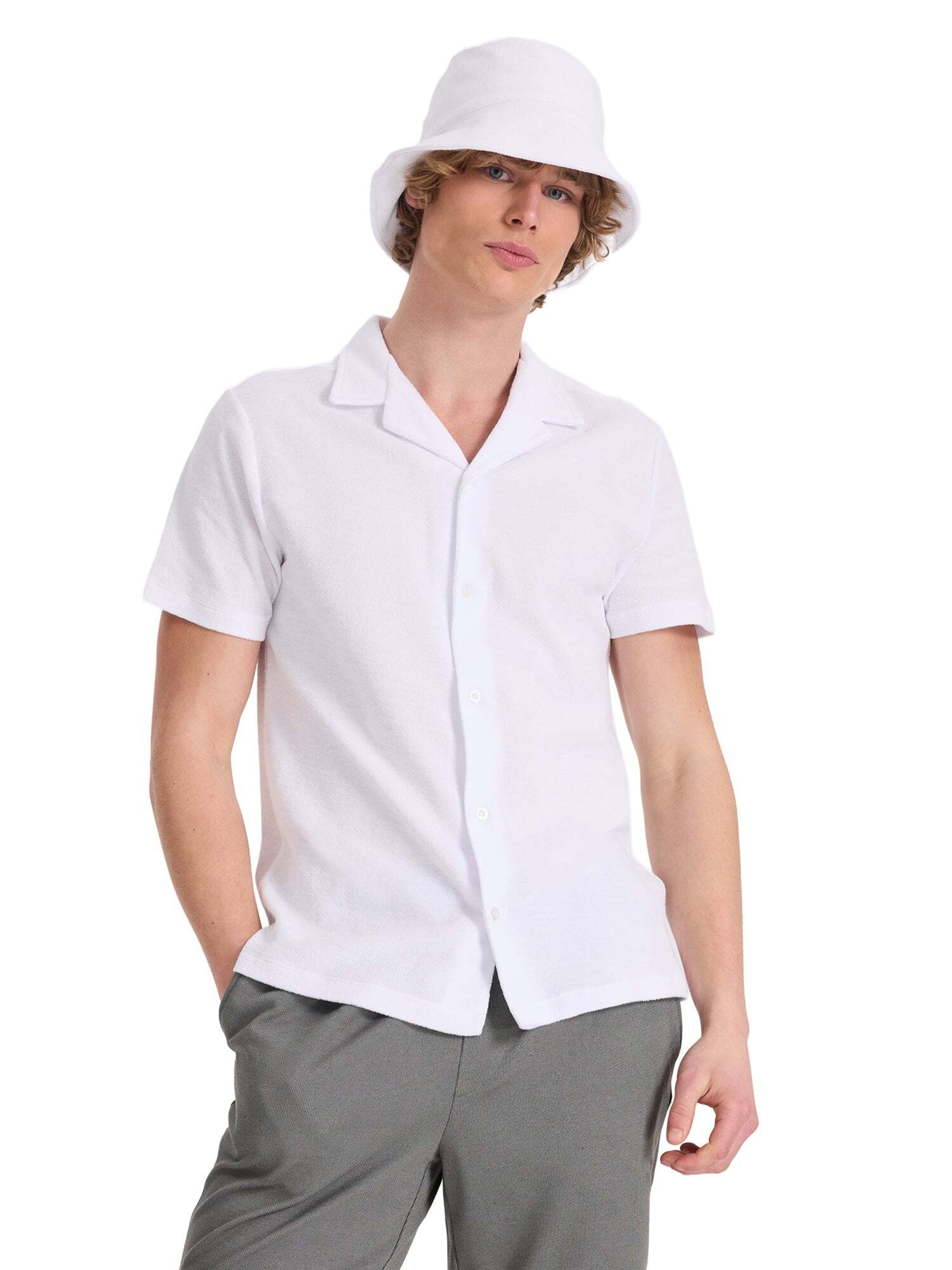 WESTMARK LONDON Regular Fit Hemd in Weiß: Vorderseite