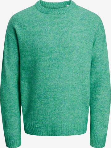 JACK & JONES Sweter 'Ollie' w kolorze zielony: przód