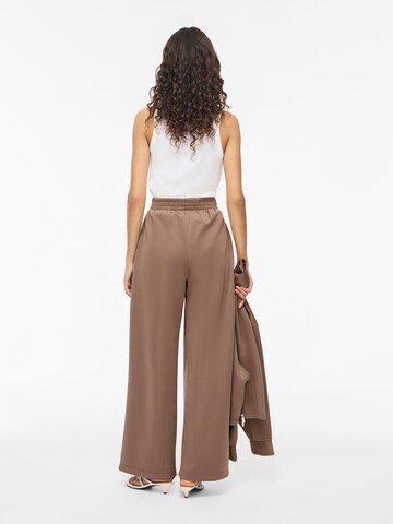 VILA Loose fit Pants 'VILoana' in Brown