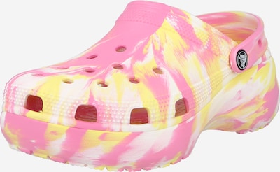 Saboţi 'Marbled' Crocs pe portocaliu caisă / roz / alb, Vizualizare produs