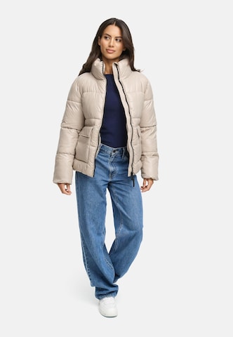NAVAHOO Winterjas 'Eispracht 14' in Beige