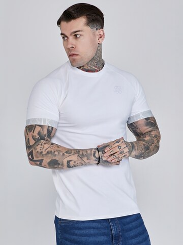 SikSilk Shirt in Weiß: Vorderseite
