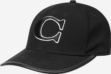 Casquette COACH en noir : devant