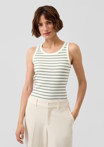 Top di s.Oliver in verde: frontale