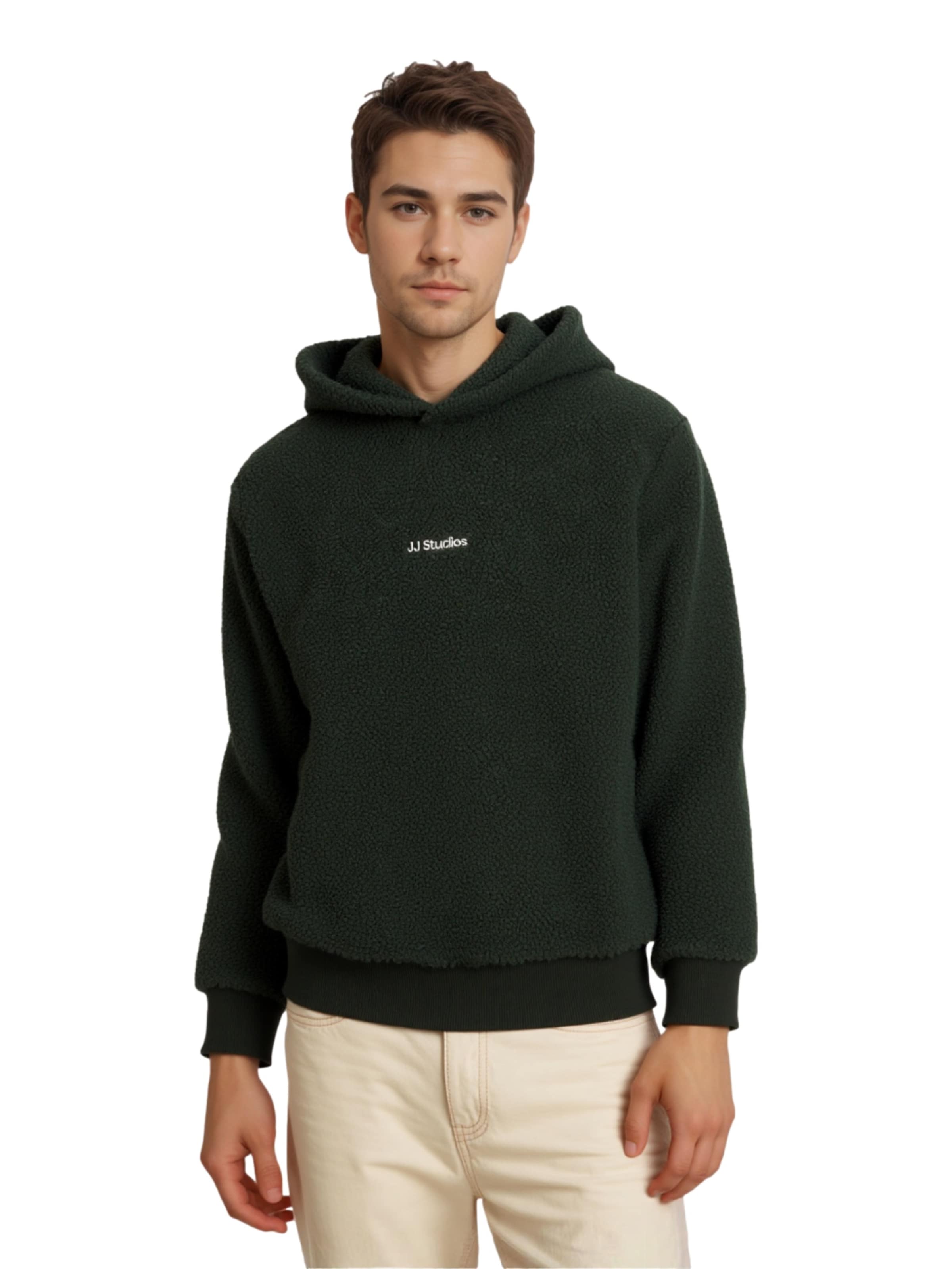 JACK & JONES Pulóver 'JJSOHO' - zöld: elől