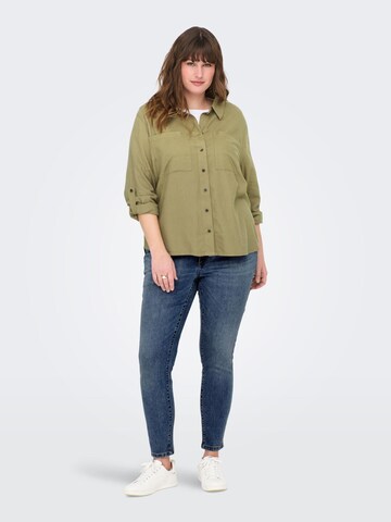 ONLY Carmakoma Blouse 'CARYasmin' in Groen