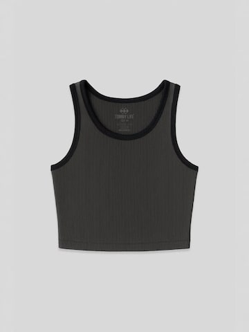 Top di Tommy Life in grigio: frontale