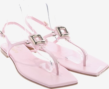 Roger Vivier Sandals & High-Heeled Sandals in 40 in Pink: front