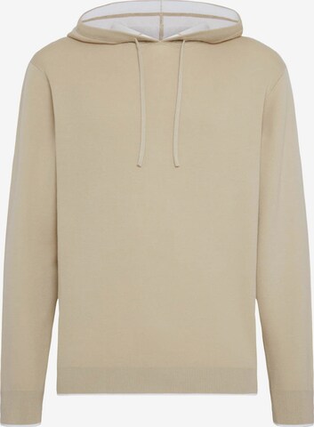 Boggi Milano Sweatshirt in Beige: front