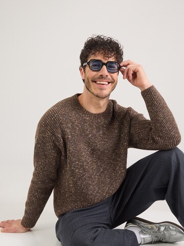 Abercrombie & Fitch - Jersey 'ESSENTIAL' en marrón: frente