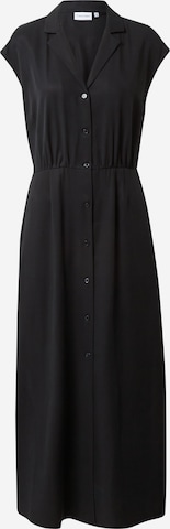 Calvin Klein Košilové šaty – černá: přední strana