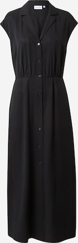 Calvin Klein Shirt Dress in Black: front